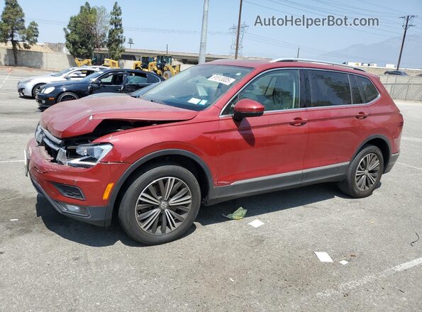 3VV2B7AX6JM159385 2018 VOLKSWAGEN TIGUAN Красный Передняя левая четверть
