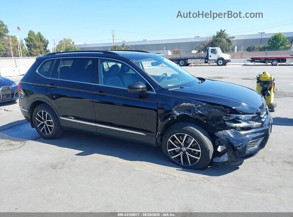 3VV3B7AX4MM127236 2021 VOLKSWAGEN TIGUAN Черный Передняя правая четверть