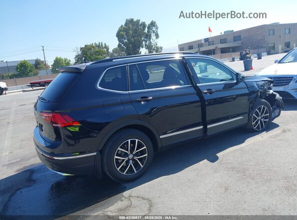 3VV3B7AX4MM127236 2021 VOLKSWAGEN TIGUAN Черный Задняя правая четверть
