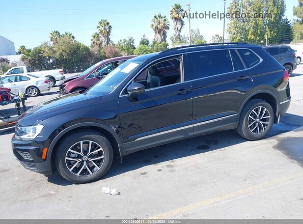 3VV3B7AX4MM127236 2021 VOLKSWAGEN TIGUAN Черный Передняя левая четверть