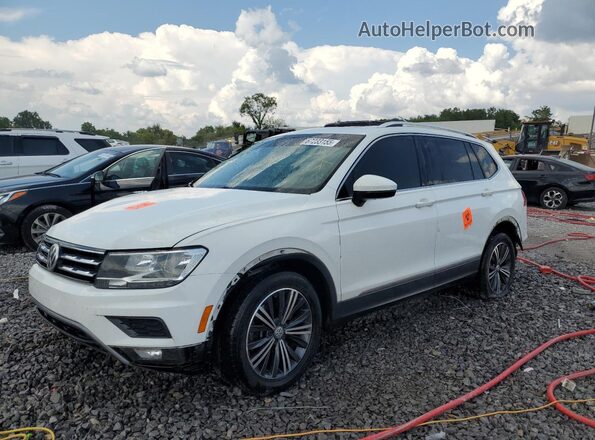 3VV3B7AX5JM090936 2018 VOLKSWAGEN TIGUAN White Առջևի ձախ երեք քառորդ տեսարան