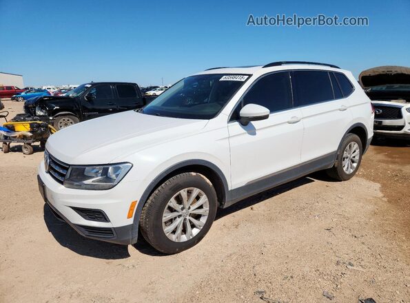 3VV3B7AX5JM186484 2018 VOLKSWAGEN TIGUAN Белый Передняя левая четверть