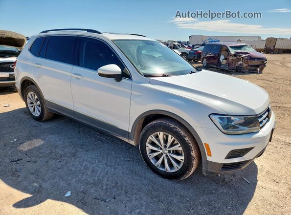 3VV3B7AX5JM186484 2018 VOLKSWAGEN TIGUAN Белый Передняя правая четверть