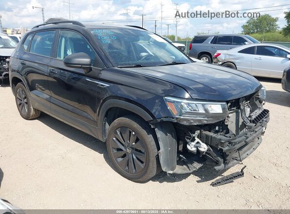 3VV5X7B26RM002775 2024 VOLKSWAGEN TAOS Черный Передняя правая четверть