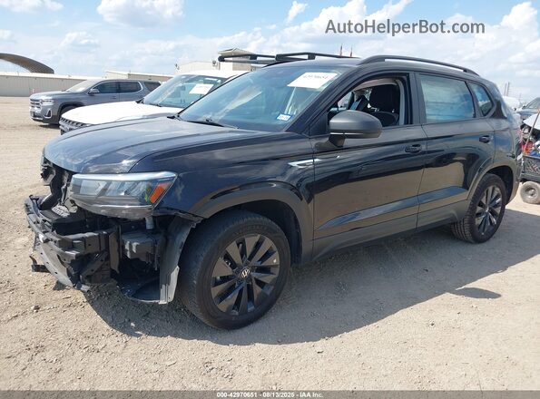 3VV5X7B26RM002775 2024 VOLKSWAGEN TAOS Черный Передняя левая четверть