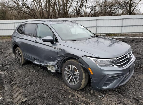 3VVFB7AX7PM070208 2023 VOLKSWAGEN TIGUAN Серый Передняя правая четверть