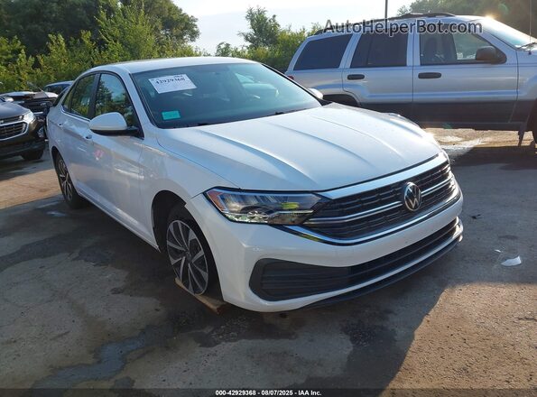 3VW5M7BU9PM015586 2023 VOLKSWAGEN JETTA White Przód prawy