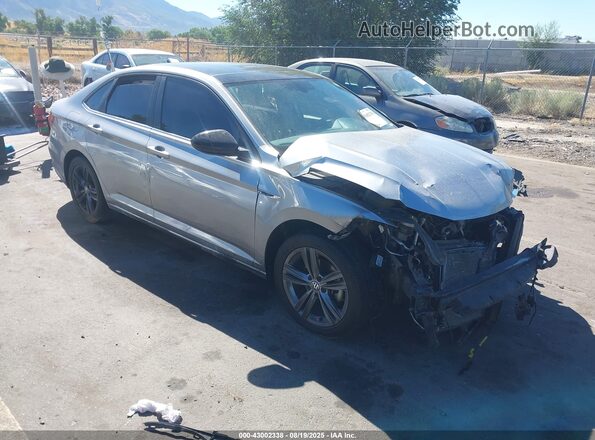 3VWC57BU4MM043649 2021 VOLKSWAGEN JETTA Серый Передняя правая четверть