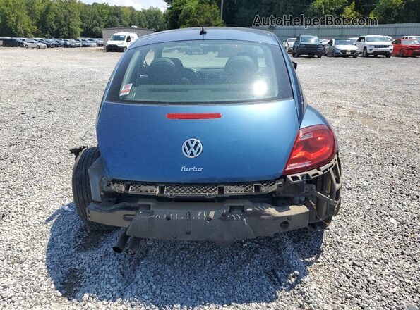 3VWF17AT1HM620807 2017 VOLKSWAGEN BEETLE Blue Rear view