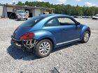 2017 Volkswagen Beetle 1.8t Blue vin: 3VWF17AT1HM620807