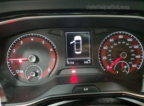 3VWN57BU5MM034533 2021 VOLKSWAGEN JETTA Черный Вид щитка приборов