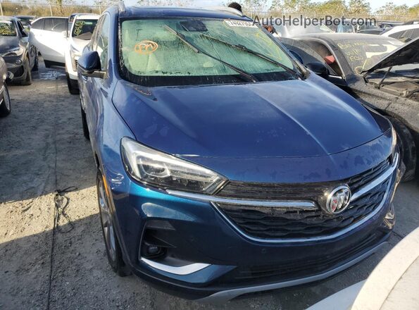 KL4MMFSL7MB036935 2021 BUICK ENCORE Blue Հետևի տեսք