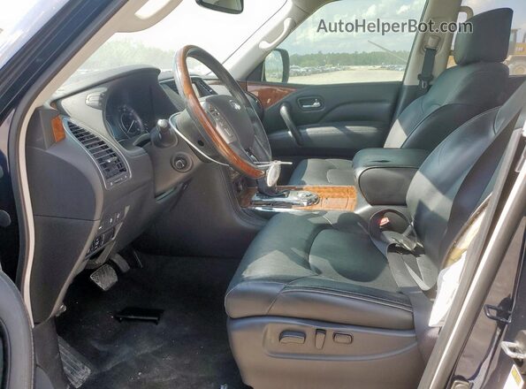 JN8AZ2NF3J9660344 2018 INFINITI QX80 Blue Вид панелі приладів