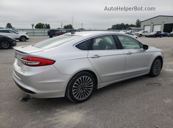 3FA6P0RU4JR128504 2018 FORD FUSION Silver Przód prawy