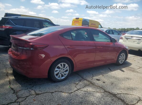 5NPD74LF5JH314462 2018 HYUNDAI ELANTRA Red Przód prawy