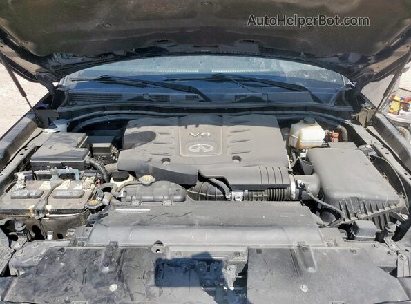 JN8AZ2NF3J9660344 2018 INFINITI QX80 Blue Вид підкапотного простору