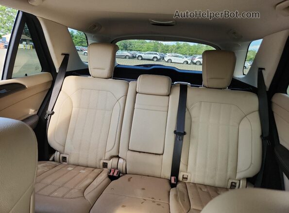 4JGDA5HB3JB071082 2018 MERCEDES-BENZ GLE Blue Вид задніх сидінь