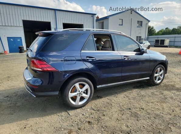 4JGDA5HB3JB071082 2018 MERCEDES-BENZ GLE Blue Задня права чверть