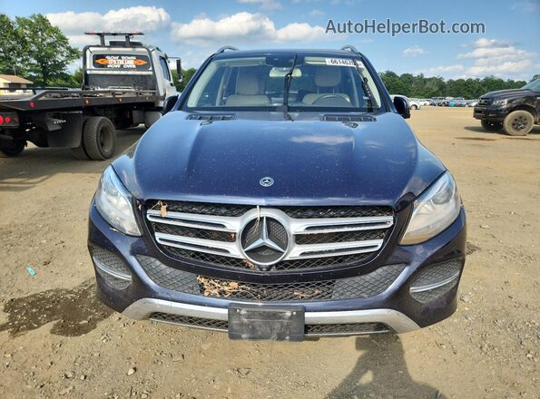 4JGDA5HB3JB071082 2018 MERCEDES-BENZ GLE Blue Вид спереду