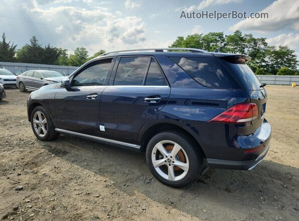 4JGDA5HB3JB071082 2018 MERCEDES-BENZ GLE Blue Задня ліва чверть
