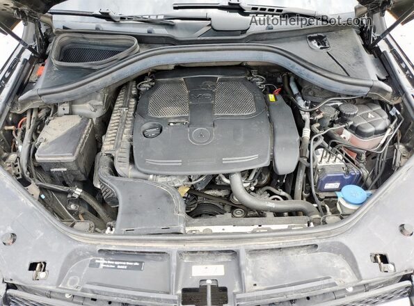 4JGDA5JB0JB064018 2018 MERCEDES-BENZ GLE Black Widok komory silnika