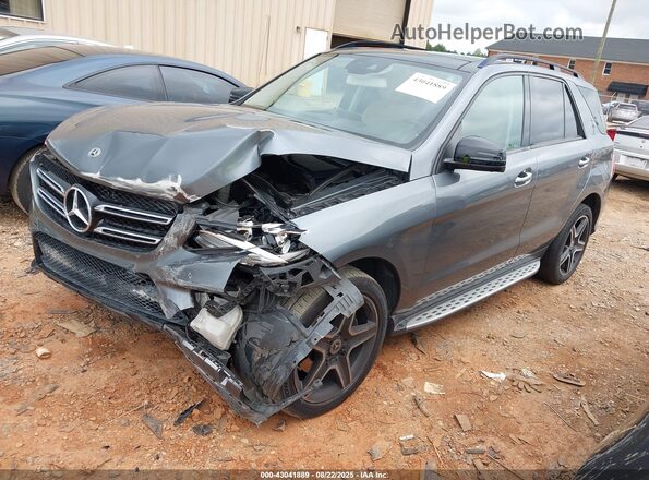 4JGDA5JB0JB131863 2018 MERCEDES-BENZ GLE Blue Առջևի ձախ երեք քառորդ տեսարան