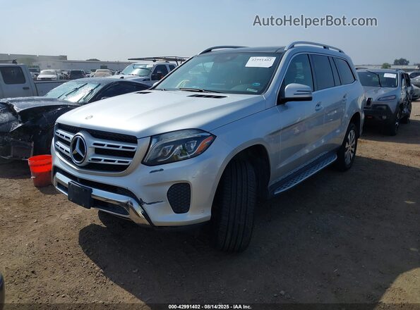 4JGDF6EE2HA801456 2017 MERCEDES-BENZ GLS 450 Серый Передняя левая четверть
