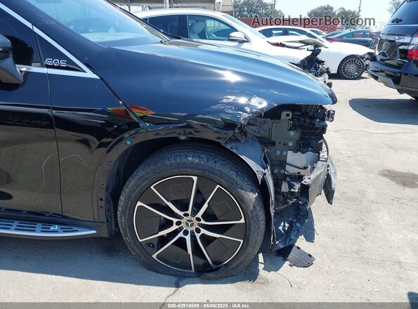 4JGDM2DB4PA011869 2023 MERCEDES-BENZ EQS 450+ SUV Black Widok z przodu