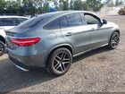 2019 Mercedes-benz Amg Gle 43 Coupe 4matic Серый vin: 4JGED6EB0KA134393