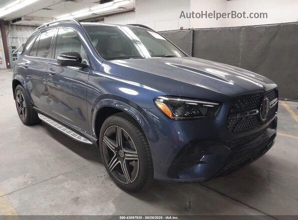 4JGFB5KBXRB218833 2024 MERCEDES-BENZ GLE 450 Blue Przód prawy
