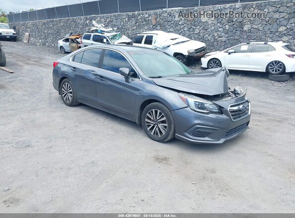 4S3BNAC63J3005077 2018 SUBARU LEGACY Серый Передняя правая четверть