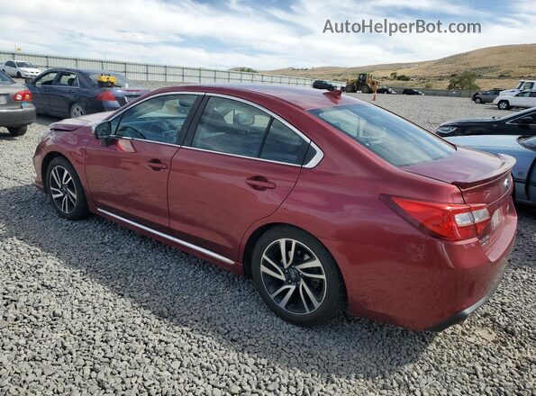 4S3BNAS60J3019617 2018 SUBARU LEGACY Maroon Trasero izquierdo