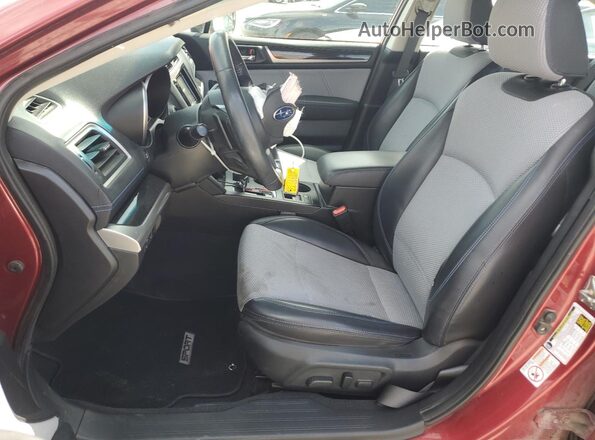 4S3BNAS60J3019617 2018 SUBARU LEGACY Maroon Vista interior delantera
