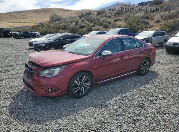 4S3BNAS60J3019617 2018 SUBARU LEGACY Maroon Vista tres cuartos delantera izquierda