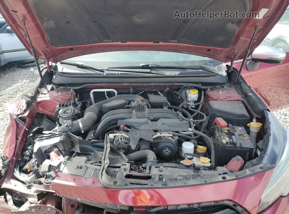 4S3BNAS60J3019617 2018 SUBARU LEGACY Maroon Vista interior trasera