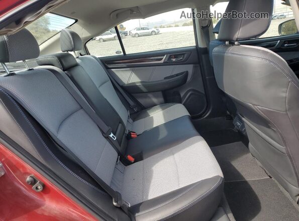 4S3BNAS60J3019617 2018 SUBARU LEGACY Maroon Vista de los asientos traseros