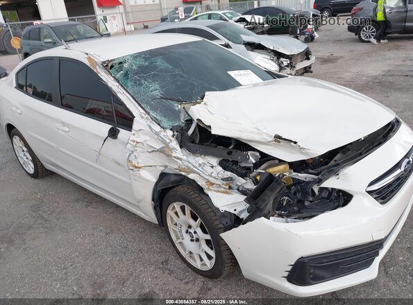 4S3GKAB64M3606261 2021 SUBARU IMPREZA Белый Вид спереди