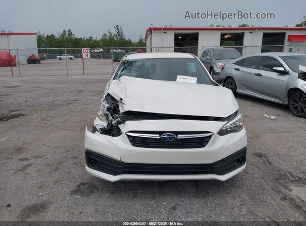 4S3GKAB64M3606261 2021 SUBARU IMPREZA Белый Вид щитка приборов