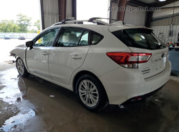 4S3GTAD61J3746077 2018 SUBARU IMPREZA Белый Задняя левая четверть