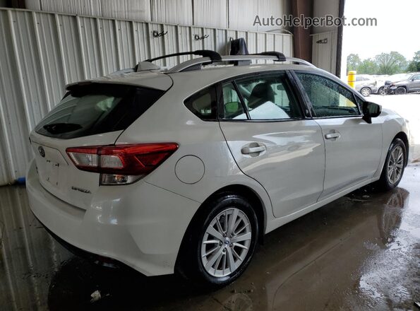 4S3GTAD61J3746077 2018 SUBARU IMPREZA Белый Задняя правая четверть