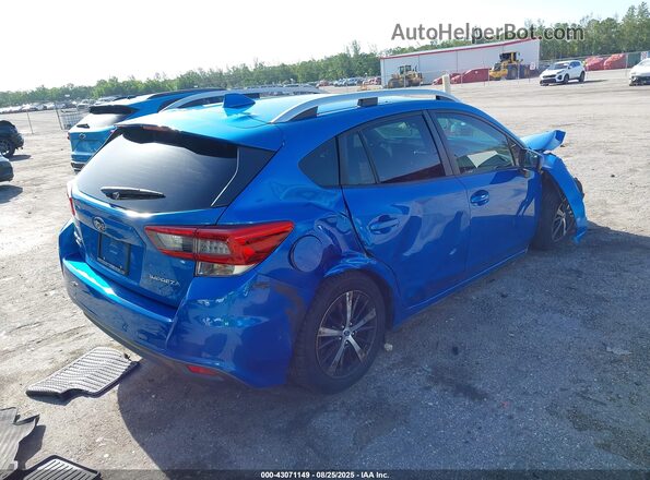 4S3GTAD63M3710363 2021 SUBARU IMPREZA Синий Задняя правая четверть