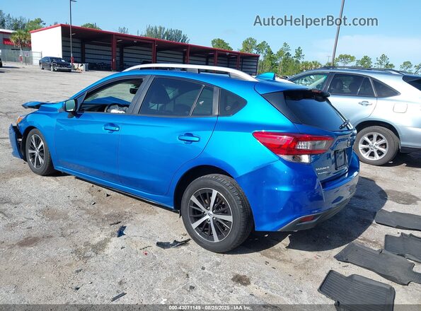 4S3GTAD63M3710363 2021 SUBARU IMPREZA Синий Задняя левая четверть