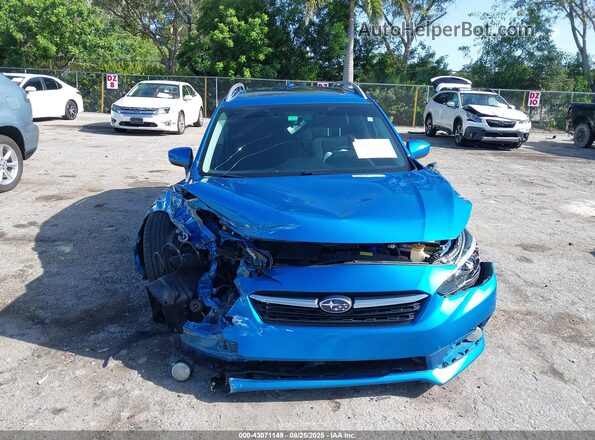 4S3GTAD63M3710363 2021 SUBARU IMPREZA Синий Вид спереди