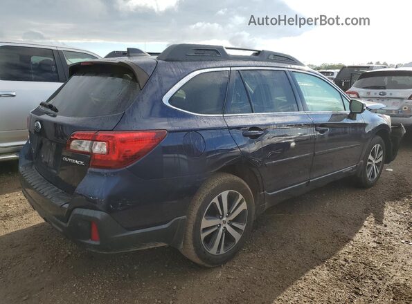 4S4BSANC1J3249740 2018 SUBARU OUTBACK Синий Задняя правая четверть