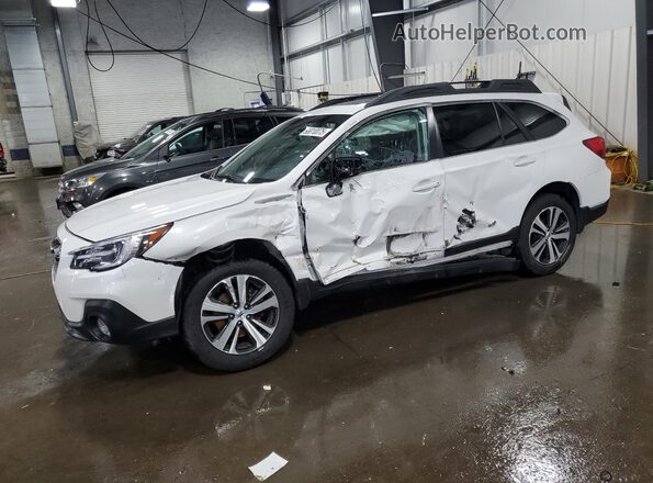 4S4BSANC7J3368621 2018 SUBARU OUTBACK White Vista tres cuartos delantera izquierda