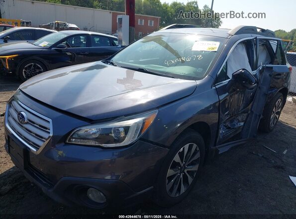 4S4BSANC8H3419909 2017 SUBARU OUTBACK Синий Передняя левая четверть