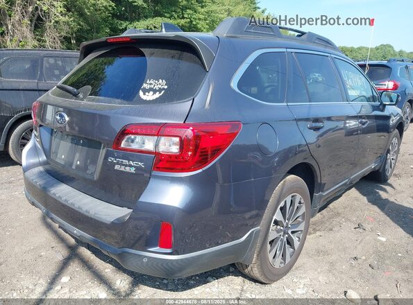 4S4BSANC8H3419909 2017 SUBARU OUTBACK Синий Задняя правая четверть