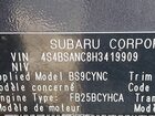 2017 Subaru Outback 2.5i Limited Синий vin: 4S4BSANC8H3419909