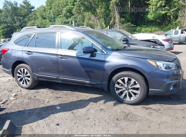 4S4BSANC8H3419909 2017 SUBARU OUTBACK Синий Вид задней части салона