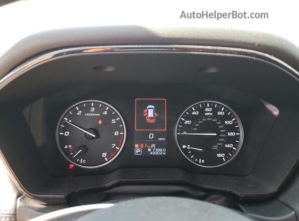 4S4BTADC5M3174902 2021 SUBARU OUTBACK White Instrument cluster view